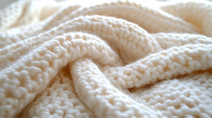 white cloth fabric, highlighting its soft texture and delicate folds. The minimalist background evokes purity, simplicity, and calm, symbolizing peace, renewal, and a blank canvas for creativity