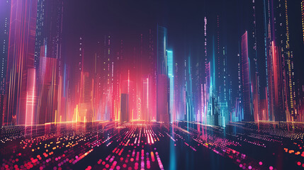 abstract background with lights