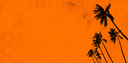 vintage orange summer banner © locotearts