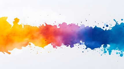 Obraz premium Vibrant watercolor splashes dynamically meeting jagged textured obstacles highlighting the captivating contrast between soft and hard fluid and rigid