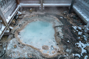 Noboribetsu hot springs in Hokkaido, Japan