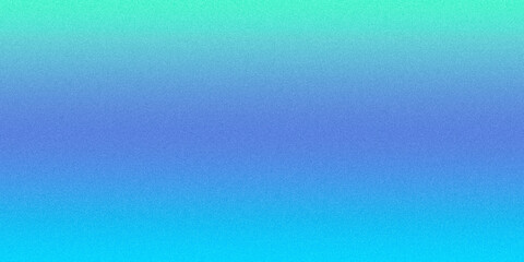 Teal Green and Blue Grainy Gradient Background with Glowing Noise Texture - Ideal for Posters, Covers, and Design Headers 