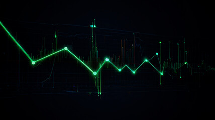 Abstract Digital Green Soundwave Visualization - Futuristic Audio Waveform Illustration with High-Contrast, Technology, and Frequency Elements, Perfect for Music, Data, and Digital Audio Themes