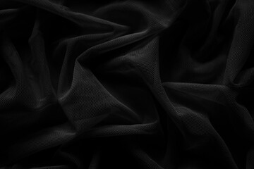 Obraz premium Grey background plastic wrinkle bag film glossy crumpled overlay package rough wrap material pack reflection texture floor packaging retail grain pollution trash polyethylene, backdrop dark material.