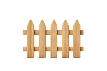 Obraz premium Wooden Fence isolated on transparent background