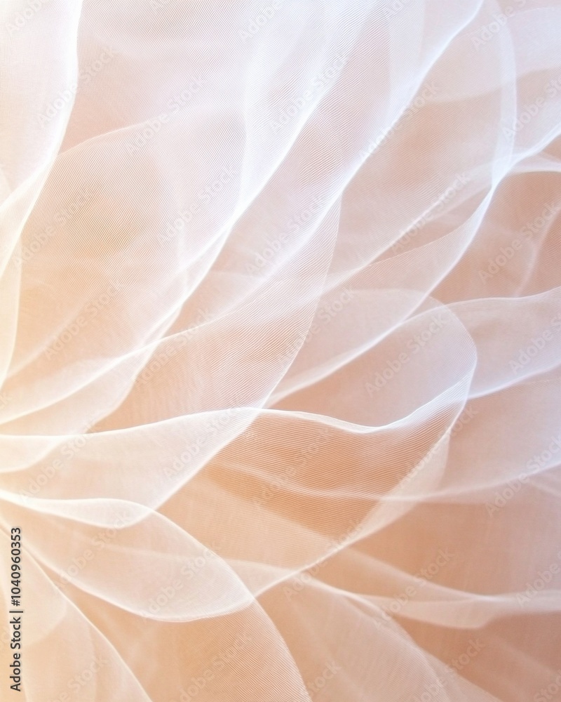 Poster ethereal abstract digital background highlighting wellness and technology with soft textural layers
