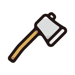 Axe outline icon for graphic design, apps and websites