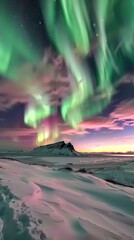 Naklejka premium Aurora Borealis