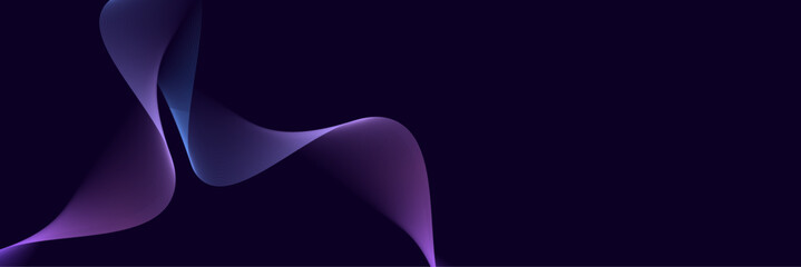 Elegant Purple and Blue Gradient Line Wave Design with Smooth Curves, Perfect for Luxurious Digital Backgrounds, Artistic Projects, and Modern Graphic Design