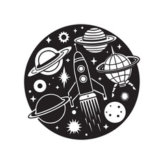 Science Fiction Day vector