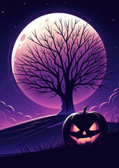 halloween night background