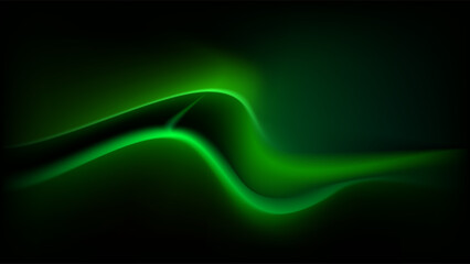 ABSTRACT DARK BACKGROUND ELEGANT GRADIENT MESH GREEN SMOOTH COLOR DESIGN VECTOR TEMPLATE GOOD FOR MODERN WEBSITE, WALLPAPER, COVER DESIGN 