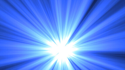 Fototapeta premium Shining Blue Lights Dazzlingly Bright, Amazing and Luxury Lights, Widescreen 4K Resolution