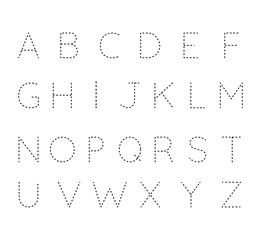 Alphabet Tracing Line for Kids Worksheet