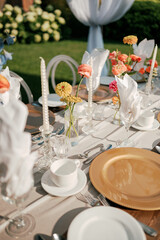 Backyard Tent + Table for an intimate event