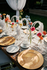Backyard Tent + Table for an intimate event