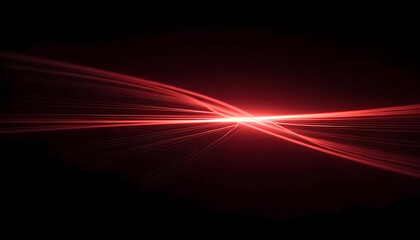 Red light glow race speed technology fiber optic background