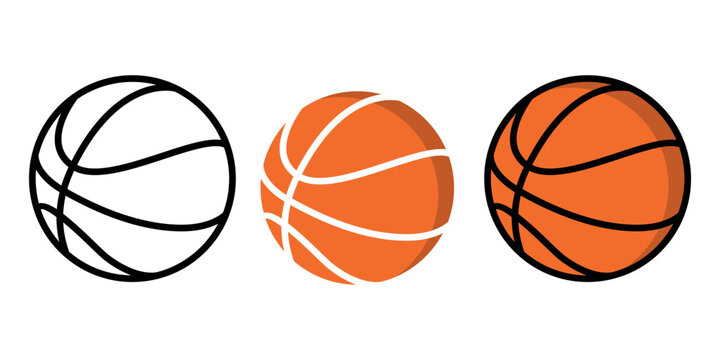 basketball icon collection