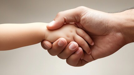 A child s hand reaching out to hold an adult s hand, symbolizing the promise of protection, parent and child hands, safety promise