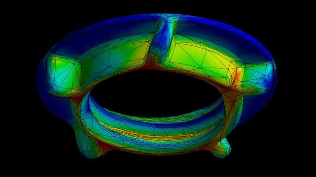 Mechanic simulation engineering - Stress and breakpoint analysis of Nut under force and moment conditions