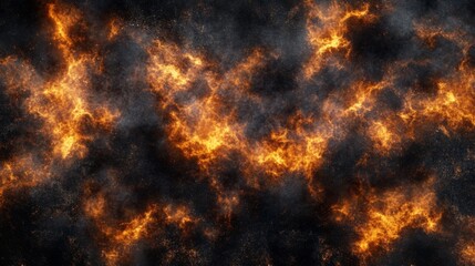 An eerie and creepy atmosphere enhanced by glowing light.