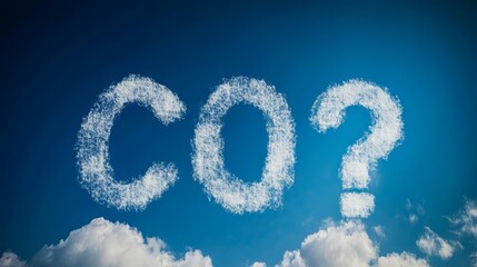 Intriguing cloud formation, a question mark painted across the azure sky