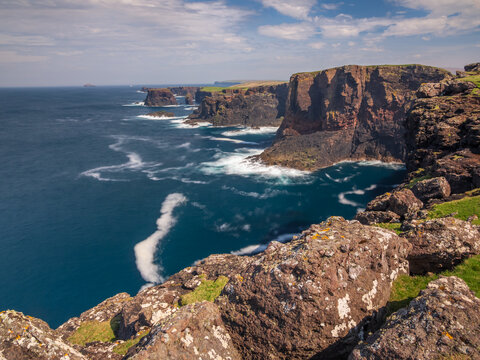 Cliffs at Eshaness Shetland