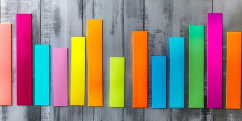 Obraz premium Colorful bar graph showcasing open-ended comments.