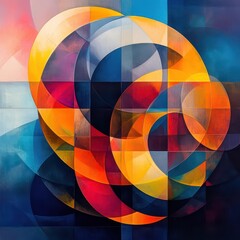 Obraz premium Abstract Geometric Artwork
