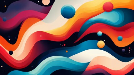 Dynamic Shapes and Textures: A Visual Journey in Abstract Art