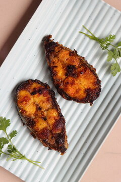 Pan fried pangus fish, basa fish fry