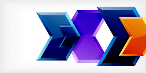 Technology dynamic arrow geometric background. Vector Illustration For Wallpaper, Banner, Background, Card, Book Illustration, landing page