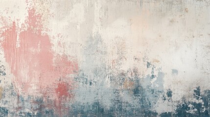 Obraz premium Abstract pink, white, and grey paint splatters background for wallpaper or design