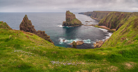 Ducansby Head Cliffs Panorama © Kevin