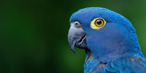 Blue Parrot Portrait  Madagascar Coua Caerulea  Wildlife Photography