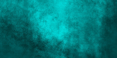 Obraz premium Blue color dust particles explosion cloud on black background minimal design and artistic watercolor splashes background. Wallpaper Created Using Artificial Intelligence