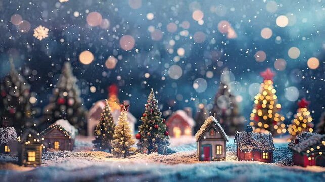mini christmas tree in front of the house