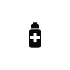 Obraz premium energy bottle medical icon vector illustration 