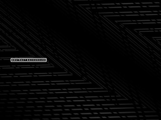 Abstract futuristic dark black background with modern design. Realistic 3d wallpaper with luxurious flowing lines. Elegant background for posters, websites, brochures, cards, banners, apps, etc.