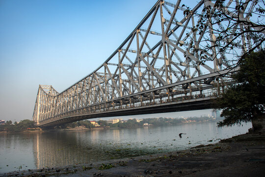 Iconic Howrah Bridge in Kolkata