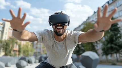 Virtual reality parkour training to learn urban obstacle navigation