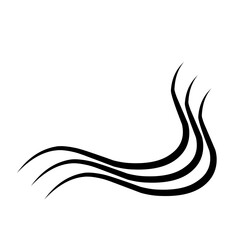 Graceful Curve Wavy Line 