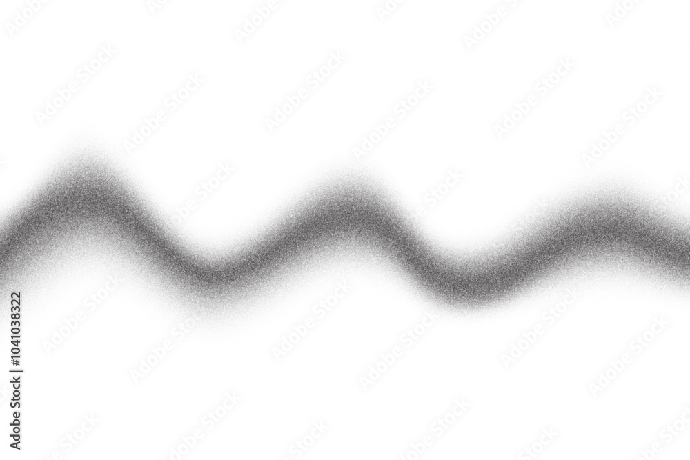 Poster wavy halftone abstract background. vector dotted gradient graphic. textured black stripe gradation. 