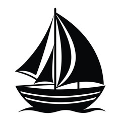 Sailing Boat Vector Illustration - Nautical Clipart & Maritime Art for Sea