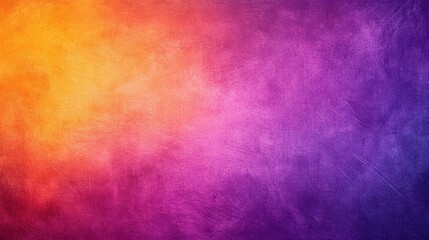 Abstract Gradient Background Orange Pink Purple Textured Vintage Grunge