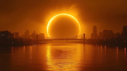 Fototapeta premium Stream a solar eclipse live, with expert commentary and multiple viewing angles