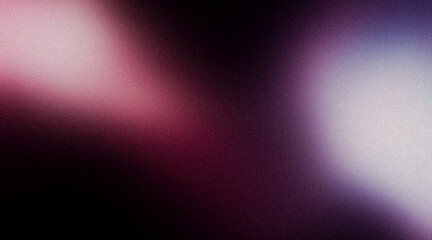 Purple blue magenta grainy background, dark wave color flow abstract noise texture poster, banner header cover backdrop design