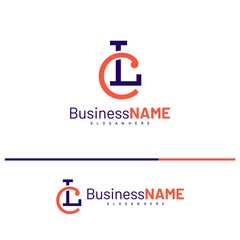Initial LC logo design vector illustration, Creative letter LC logo concepts