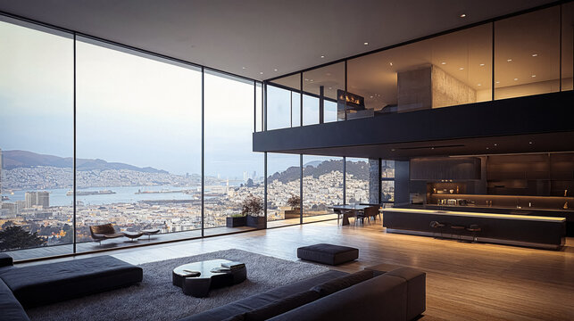 Luxury Apartment Condo Interior San Francisco