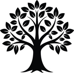 Obraz premium tree icon vector illustration